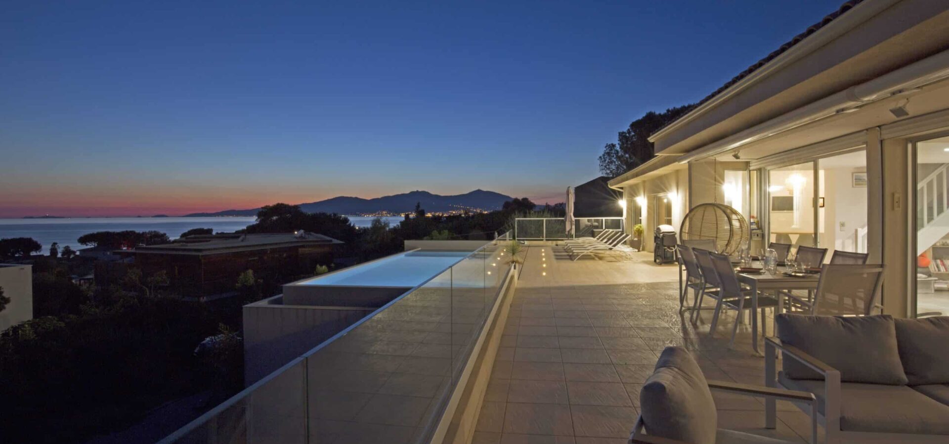 Villa familiale avec accès à pied à Agosta plage